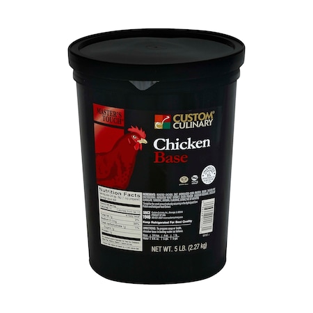 Masters No MSG Touch Chicken Base 5lbs Bucket, PK4